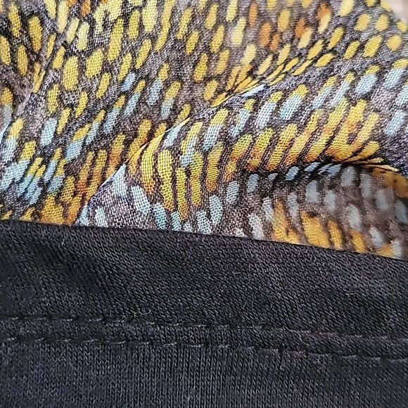 EC MIMI CHICA SHEER CHEVRON DRESS SZ.L - Picture 4 of 5